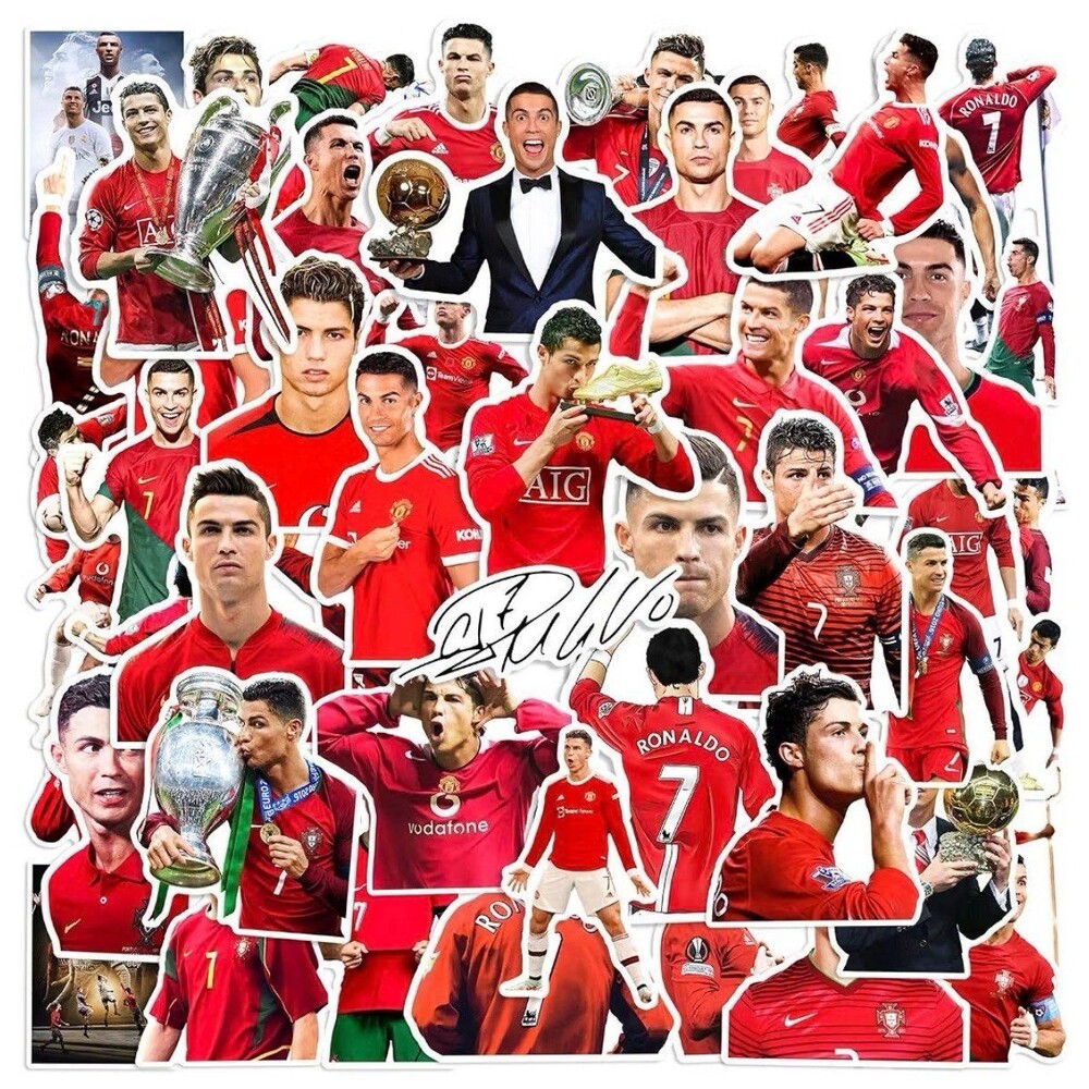 Cristiano Ronaldo Soccer Player Sticker Pack
